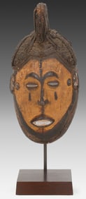 Igbo Mask With Wood And Fiber, 1970s