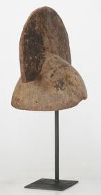 Old Ceremonial Crested Helmet, Burkina Faso, Possibly Bobo Peoples
