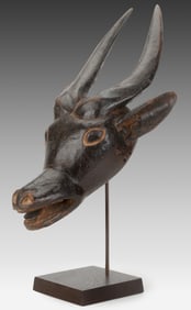 Bamileke Nya Buffalo Mask, Cameroon Grassfields