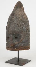 African Mende Helmet Mask, Sierra Leone