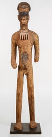 African Male Igbo Alusi Figure, Nigeria, HOS: 54"