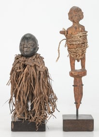 2 Fon Ritual Figures (Bochio), Republic of Benin