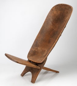 Senufo Two Part "Palaver" Chair, Cote d'Ivoire