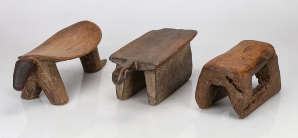 3 African Stools