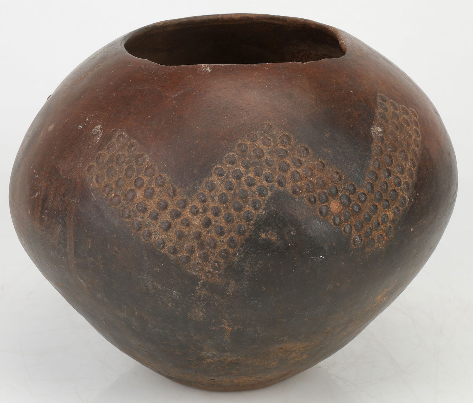 South African Zulu Clay Ukhamba Pot (1 of 4)