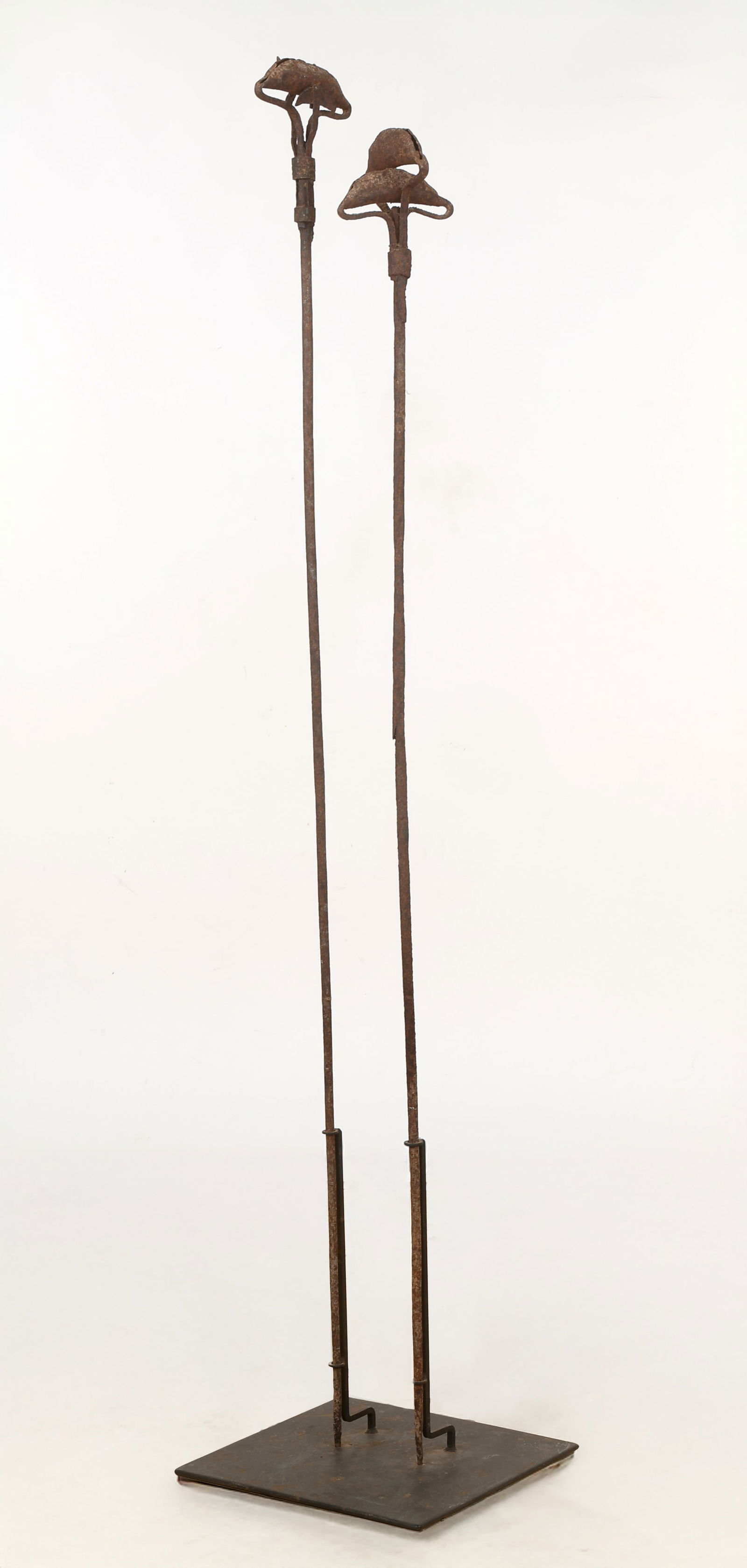 2 African Iron Staffs, Ewe Or Related People, Ghana And Togo (1 of 6)