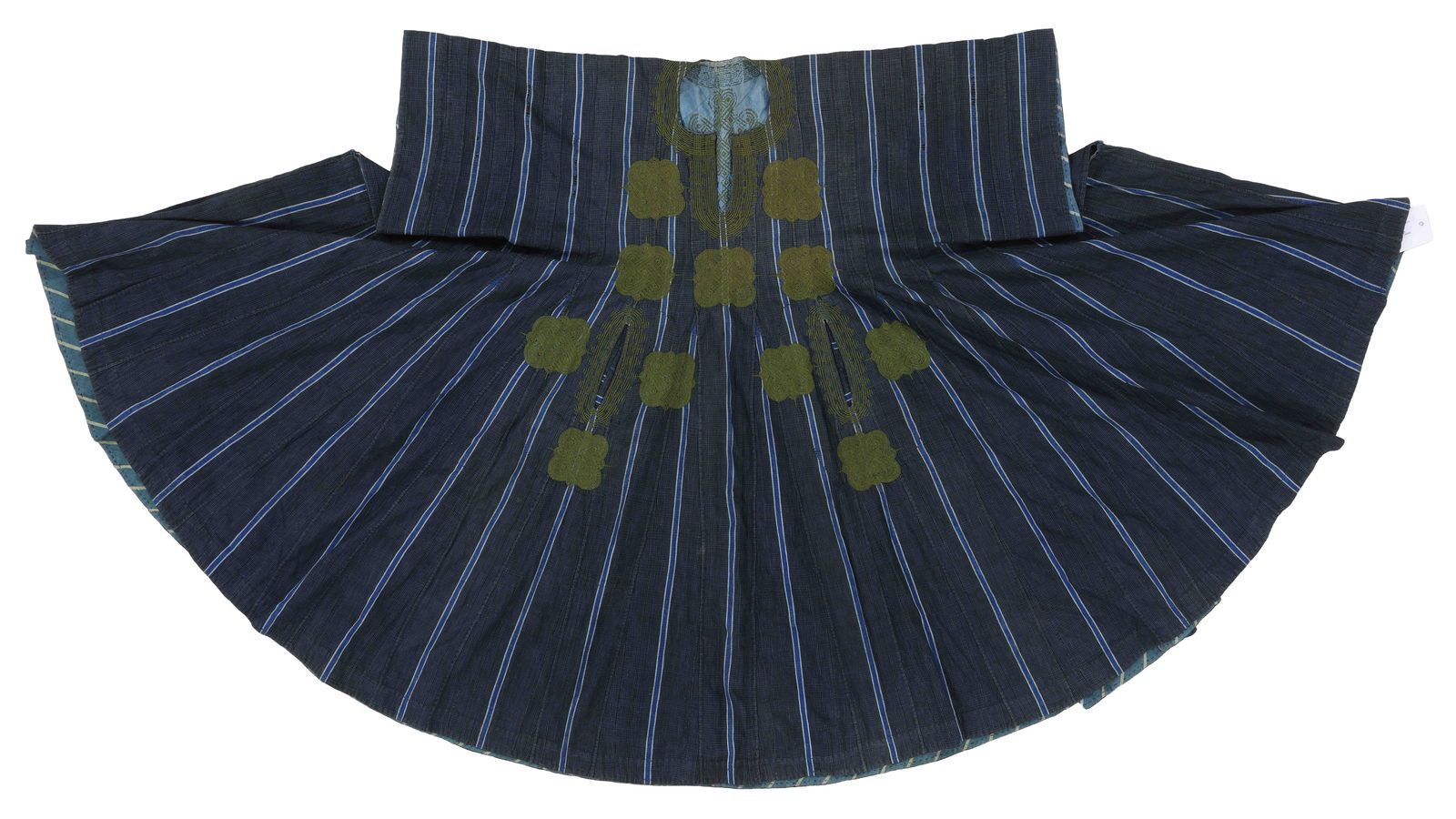 Men's Batakari Smock, poss. Dagomba, Northern Ghana: Men's Batakari Smock, poss. Dagomba, Northern Ghana. Indigo-dyed cotton. Size: 3'5'' x 3'8'' (104 x 112 cm). Provenance: Ex. collection of Michelle Gilbert.