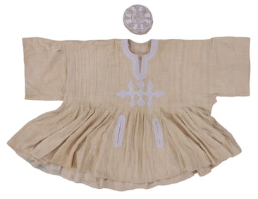 Dagomba or Related Cotton Embroidered Tunic, Northern Ghana