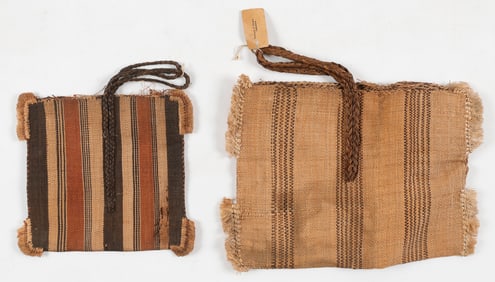 2 African Ceremonial Hand Bags, Cameroon