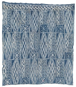 Bamileke Ndop Prestige Cloth, Cameroon, Early-Mid 20th C.