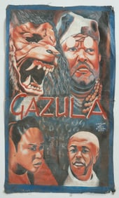 Marvellous Art Service (Ghanaian, 20th c.) "Gazula" African Movie Poster