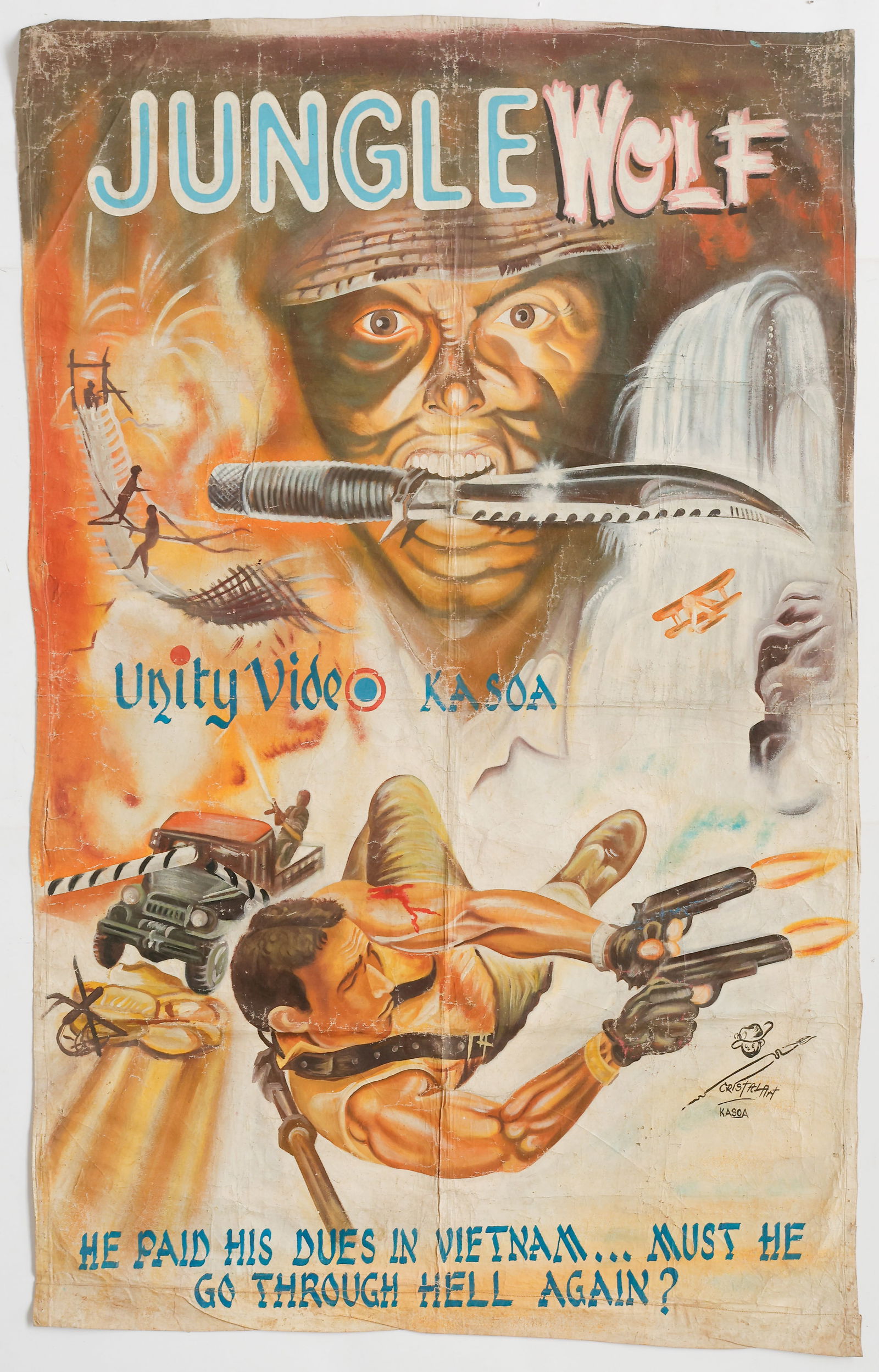 "Jungle Wolf" African Movie Poster (1 of 3)