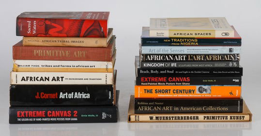 Collection of 17 Books on African Art.