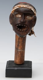 African Tiv Anti-Witchcraft Shrine Figure, Benue State, Nigeria, Late 19th C.