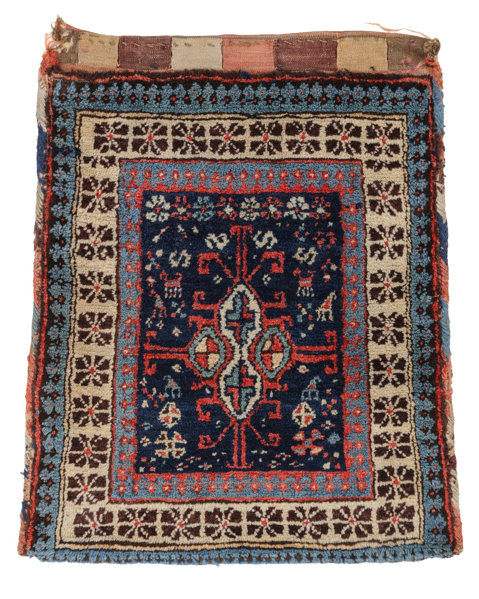 West Persian Kurd Pile Bag, Persia, Ca. 1875, 1'9'' x 2'1'' (1 of 2)