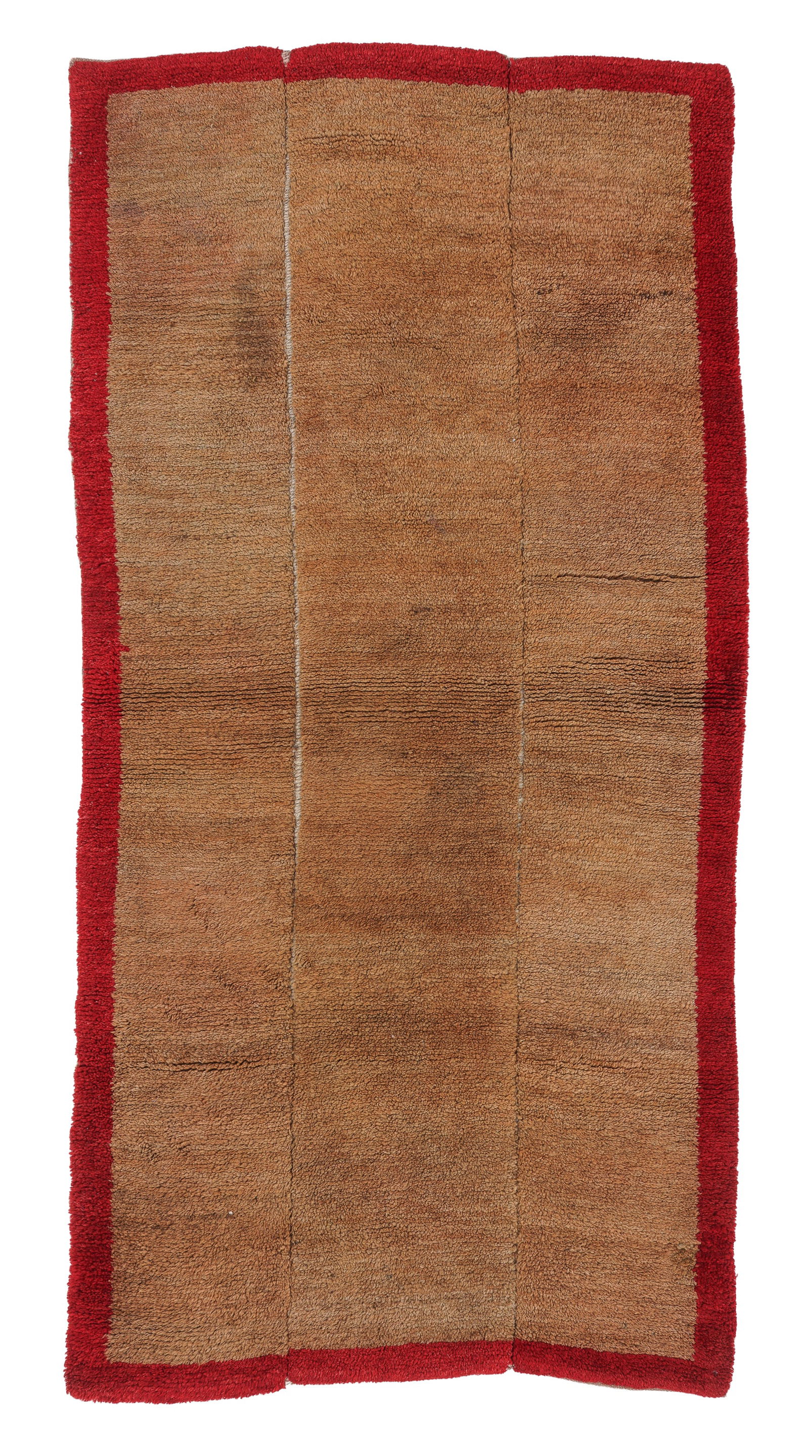Nomadic Tsukdruk Rug, Tibet, 19th C., 2'8'' x 5'4'': Nomadic Tsukdruk Rug, Tibet, 19th C., 2'8'' x 5'4'' (81 x 163 cm). Weight: 5 lbs. Wool.