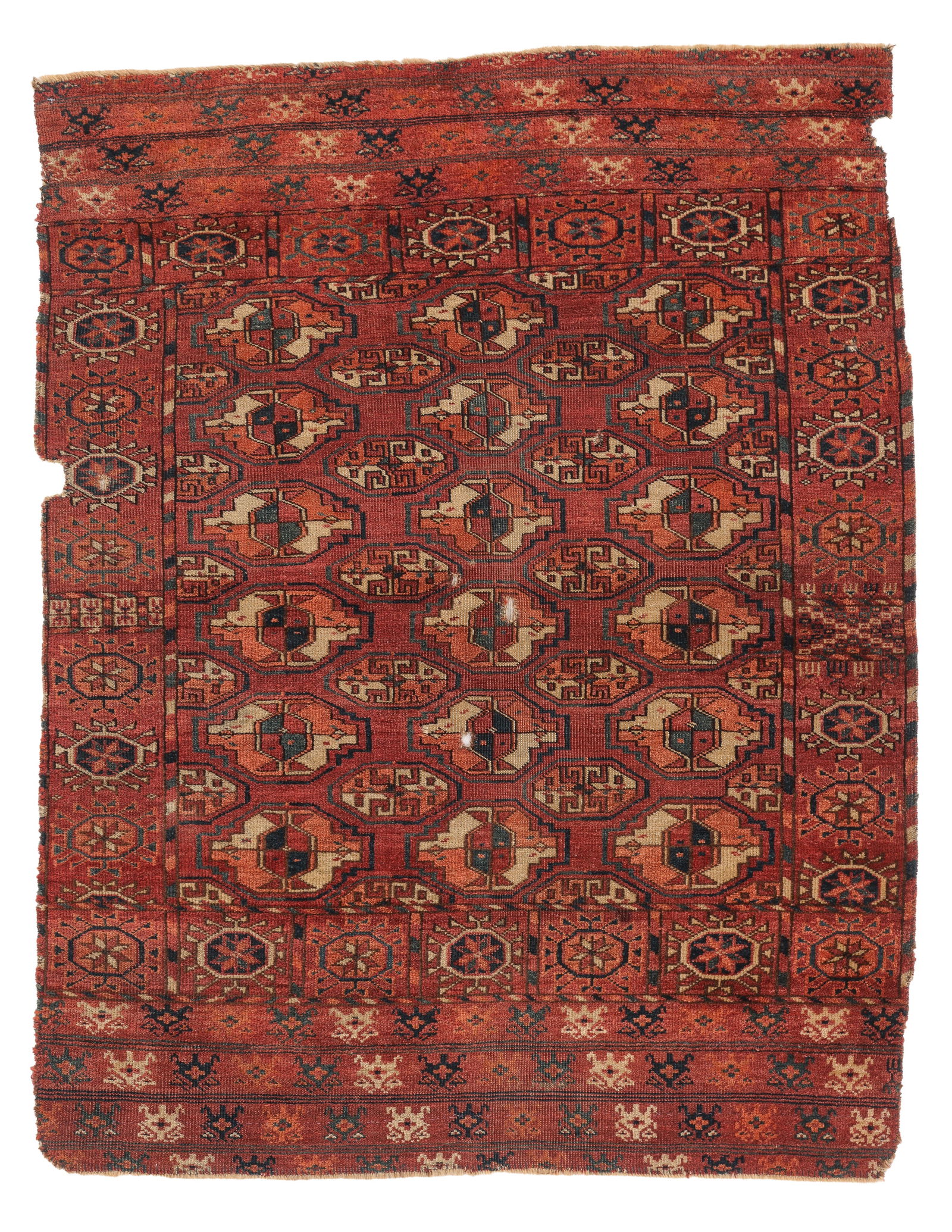 Tekke Turkmen Small Rug, Central Asia, 3rd quarter 19th C., 2'11'' x 3'9'' (1 of 4)