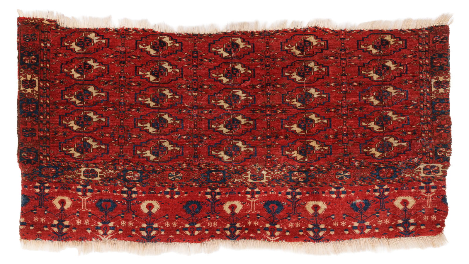 Tekke Turkmen Chuval, Merv Oasis in Central Asia, 19th Century, 3'8''x 1'10'' (1 of 4)