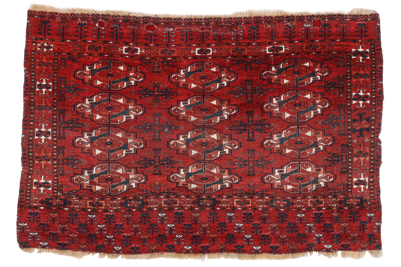 Saryk Turkmen Chuval, Central Asia, 19th Century, 4'3'' x 2'9'' (1 of 5)