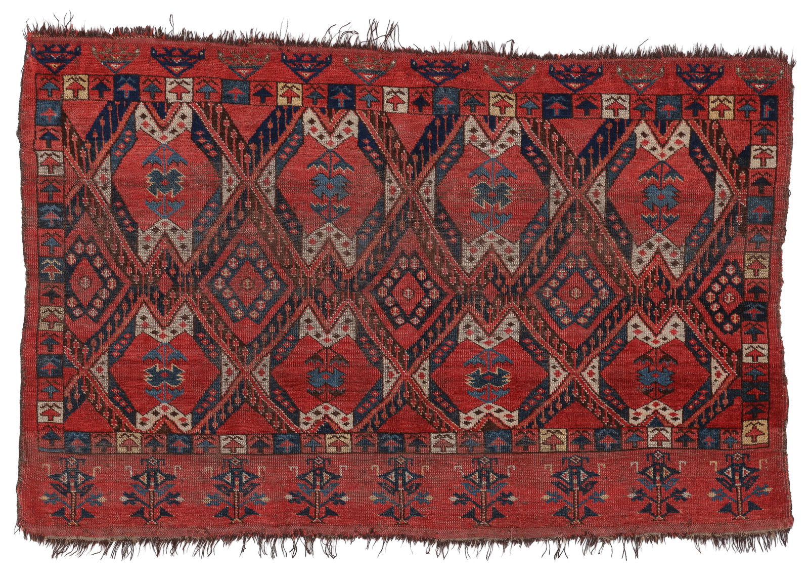 Ersari or Uzbek Chuval, middle Amu Darya region of Central Asia, 19th century, 4'8'' x 3'4'' (1 of 5)