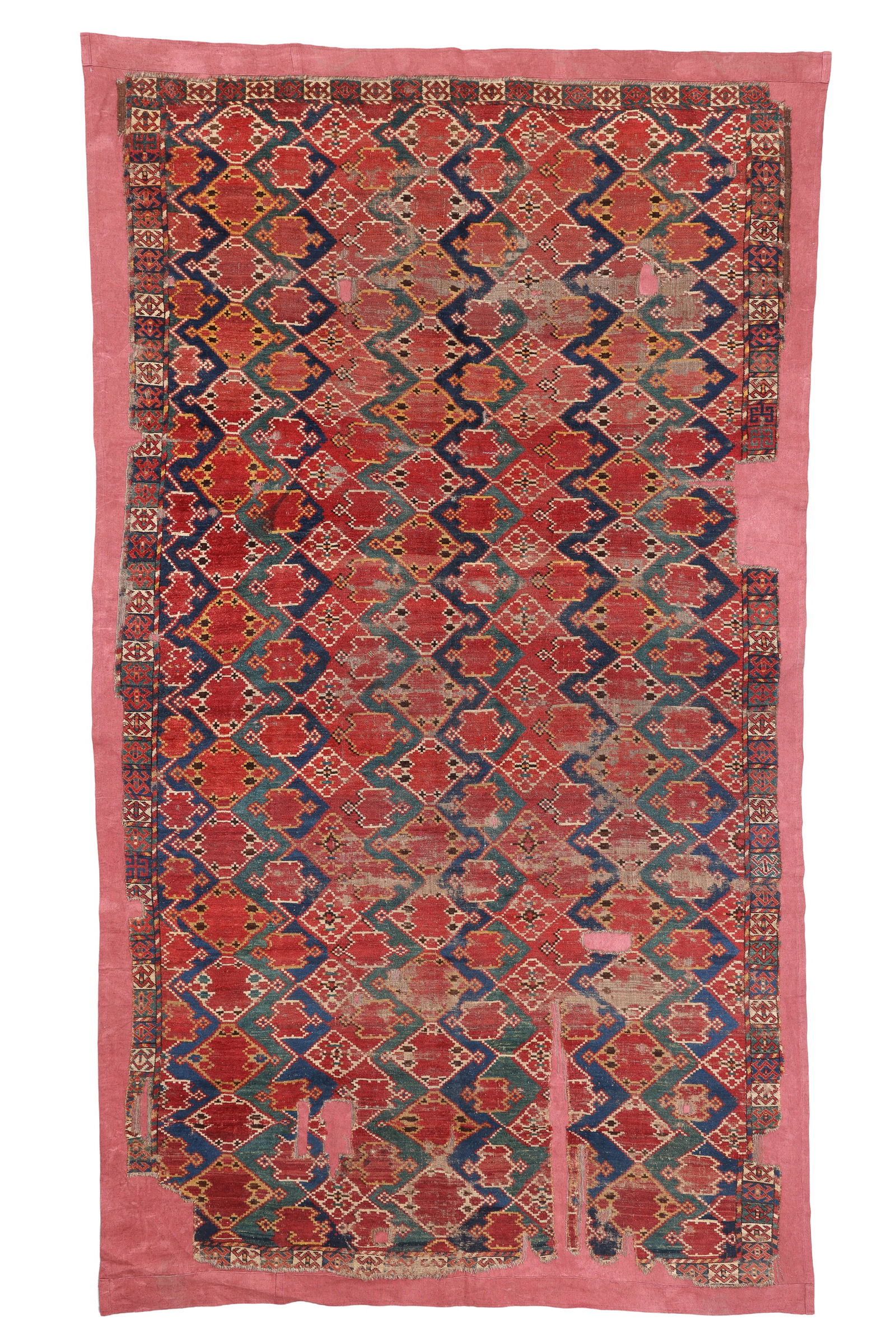 Ersari Main Rug, Middle Amu Darya, Early 19th C., 5'10'' x 10'5'': Ersari Main Rug, Middle Amu Darya, Early 19th C., 5'10'' x 10'5'' (178 x 318 cm). Weight: 24 lbs. Material: wool pile, wool warp, wool weft.