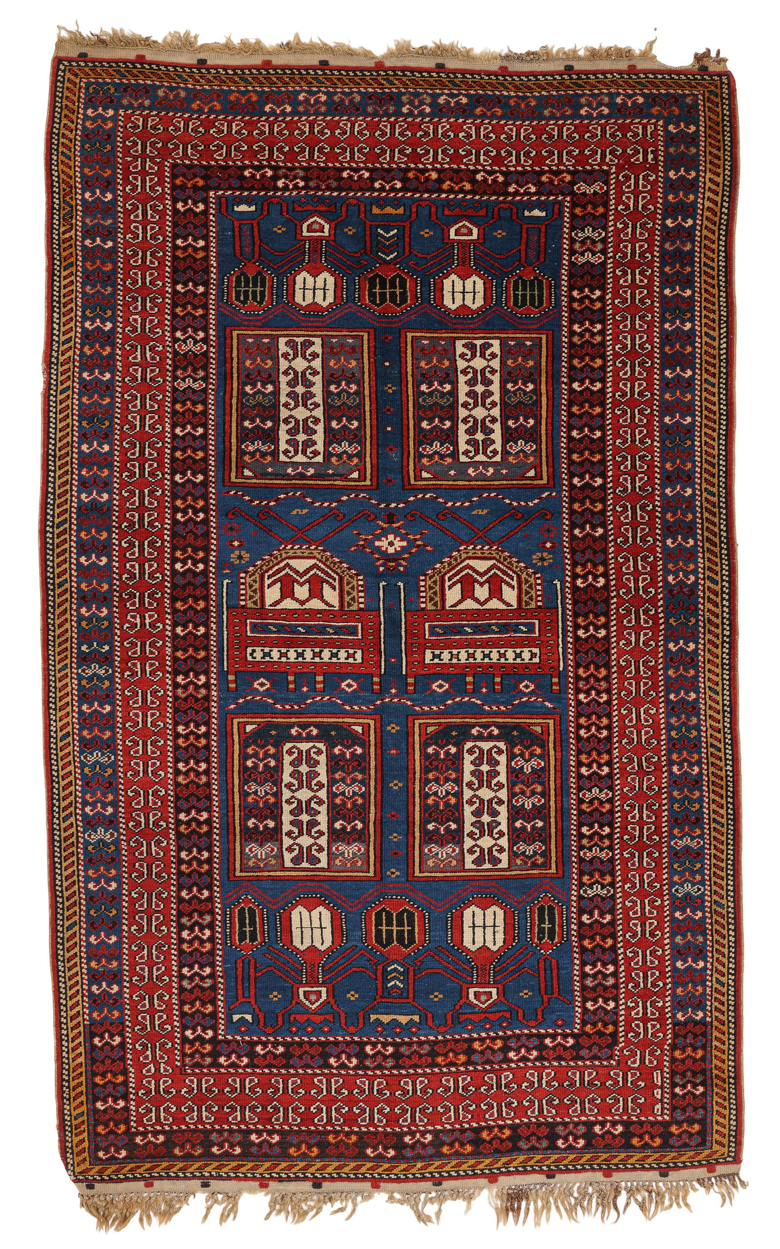 Shirvan Rug, Caucasus, Late 19th C., 4'0'' x 6'8'' (1 of 5)