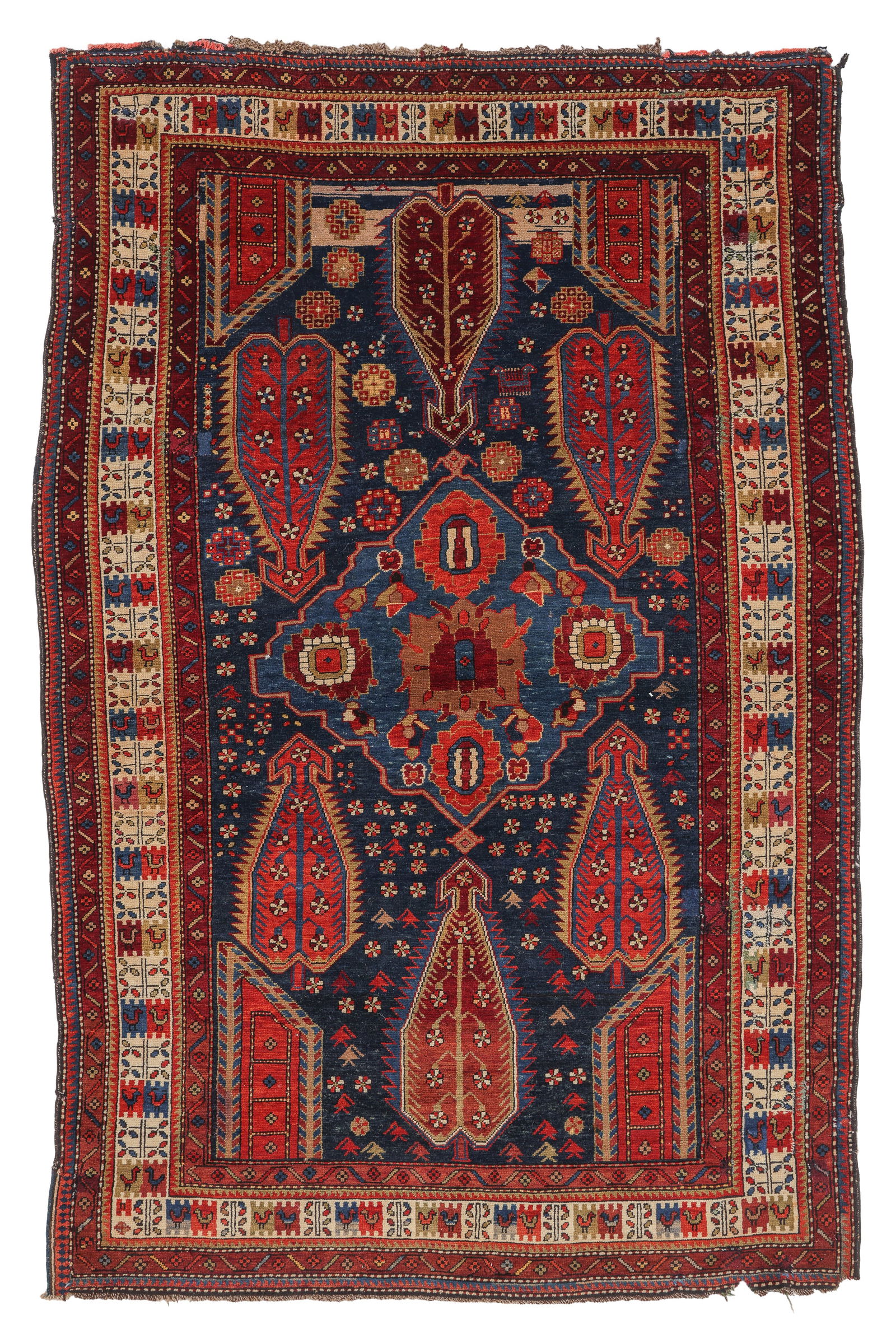 Shikli Kazak Rug, Caucasus, Ca. 1900, 4'7'' x 6'11'' (1 of 5)