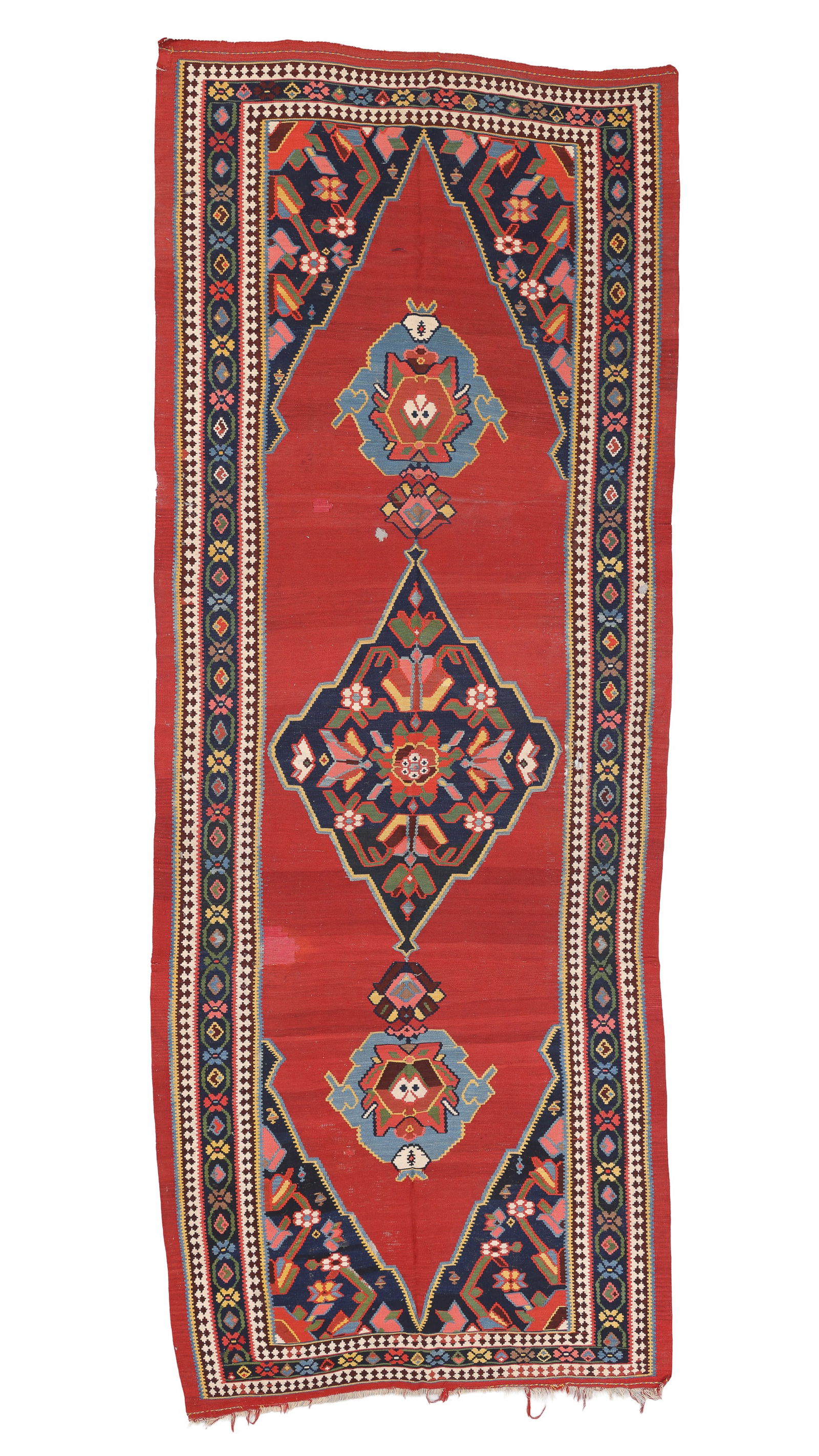 Bidjar Kilim, Persia, Ca. 1900, 5'7'' x 15'0'' (1 of 4)