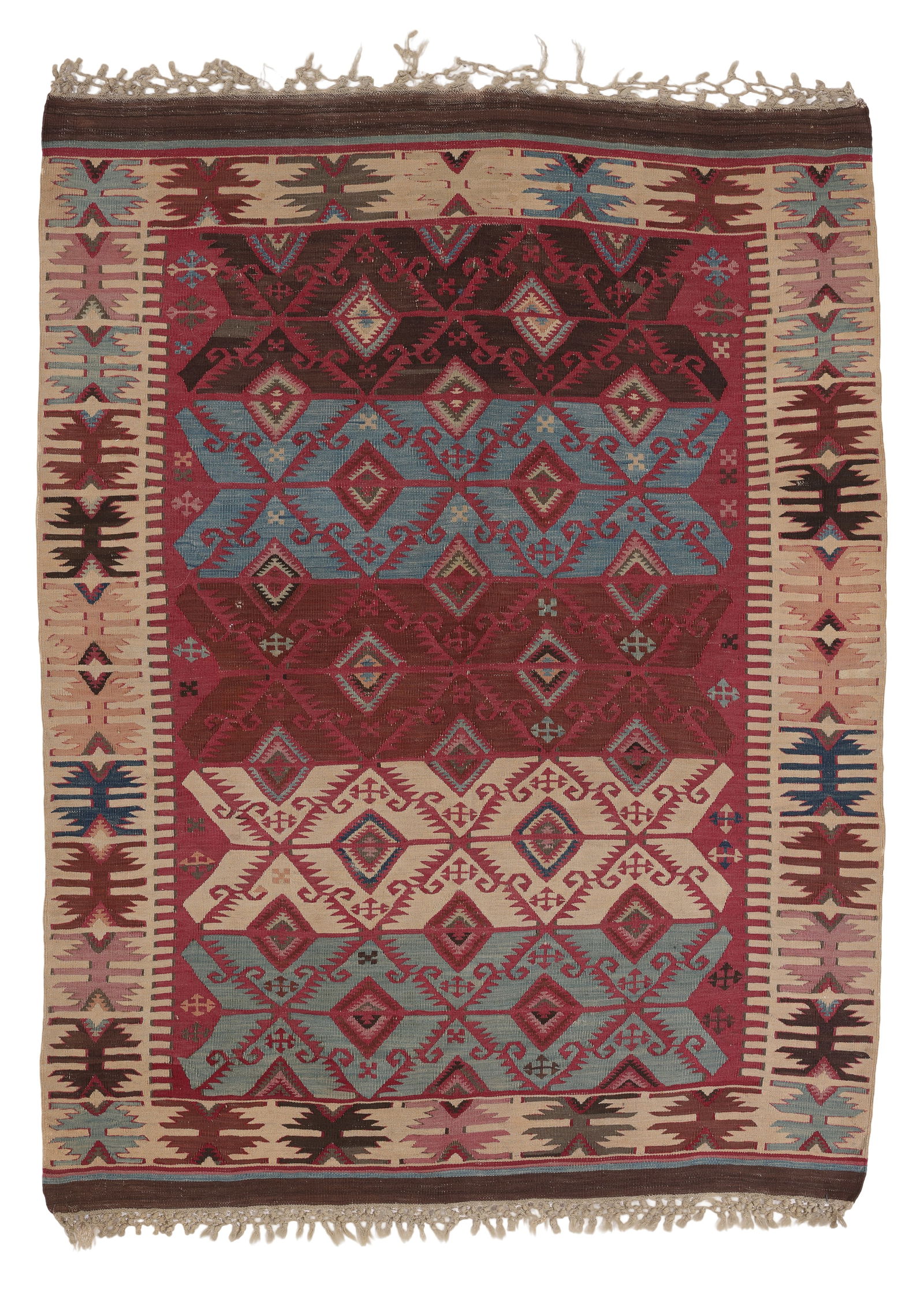 Reyhanli Kilim, Turkey, Late 19th C., 3'6'' x 4'8'' (1 of 4)