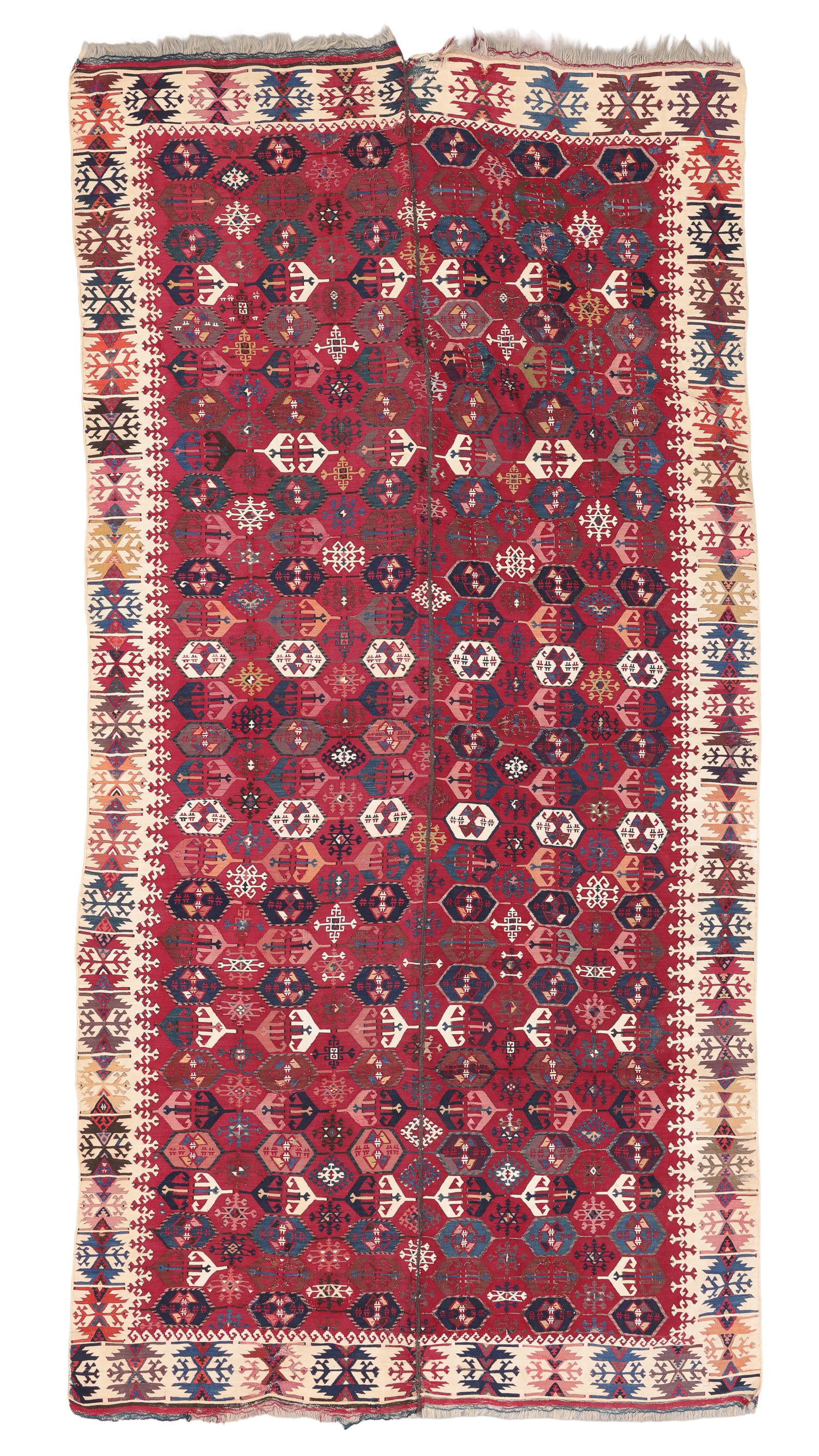 Reyhanli Kilim, Turkey, Ca. 1880, 5'0'' x 10'2'' (1 of 4)