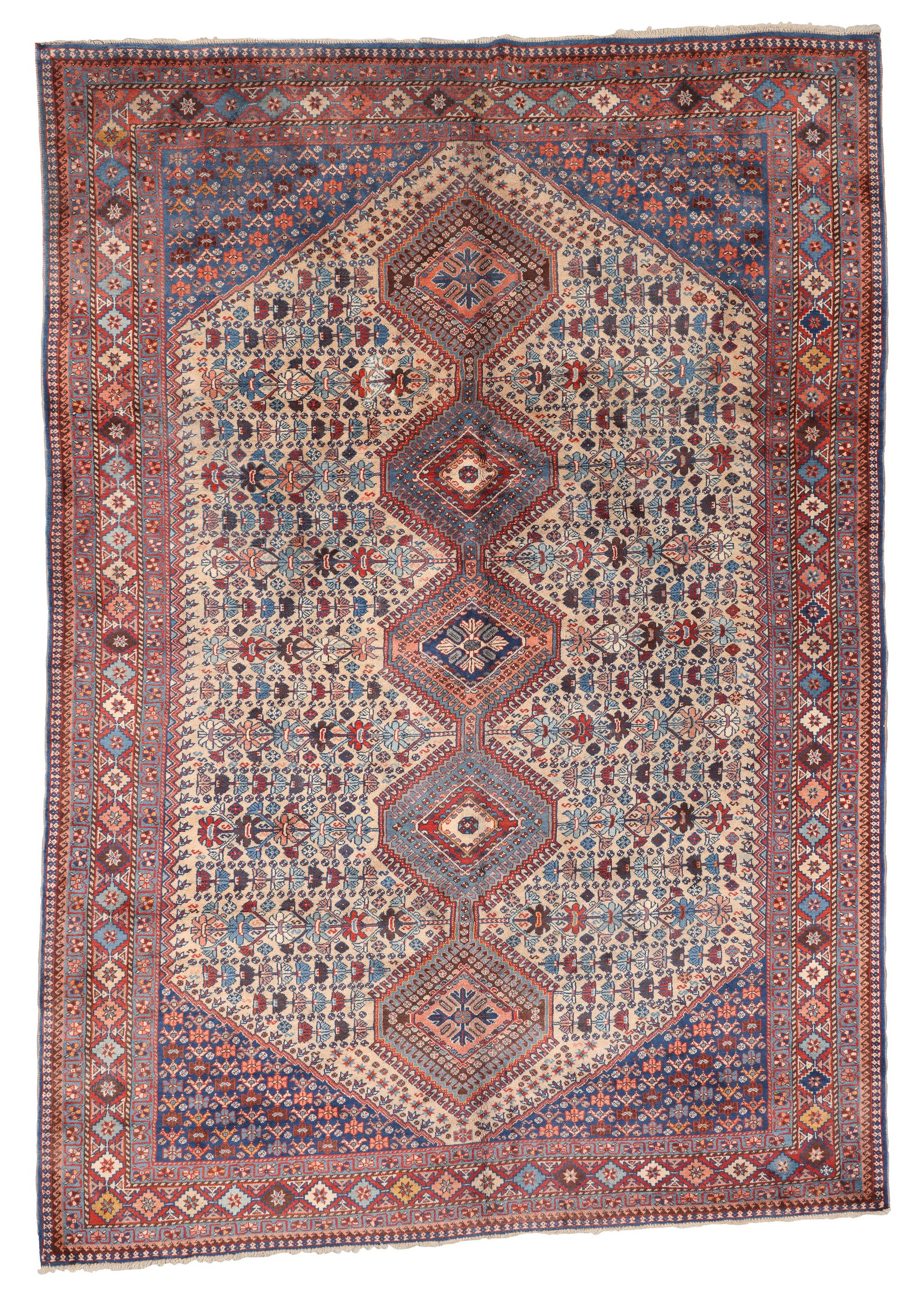 Yalemeh Rug, Persia, Mid 20th C., 7'5'' x 10'4'' (1 of 5)