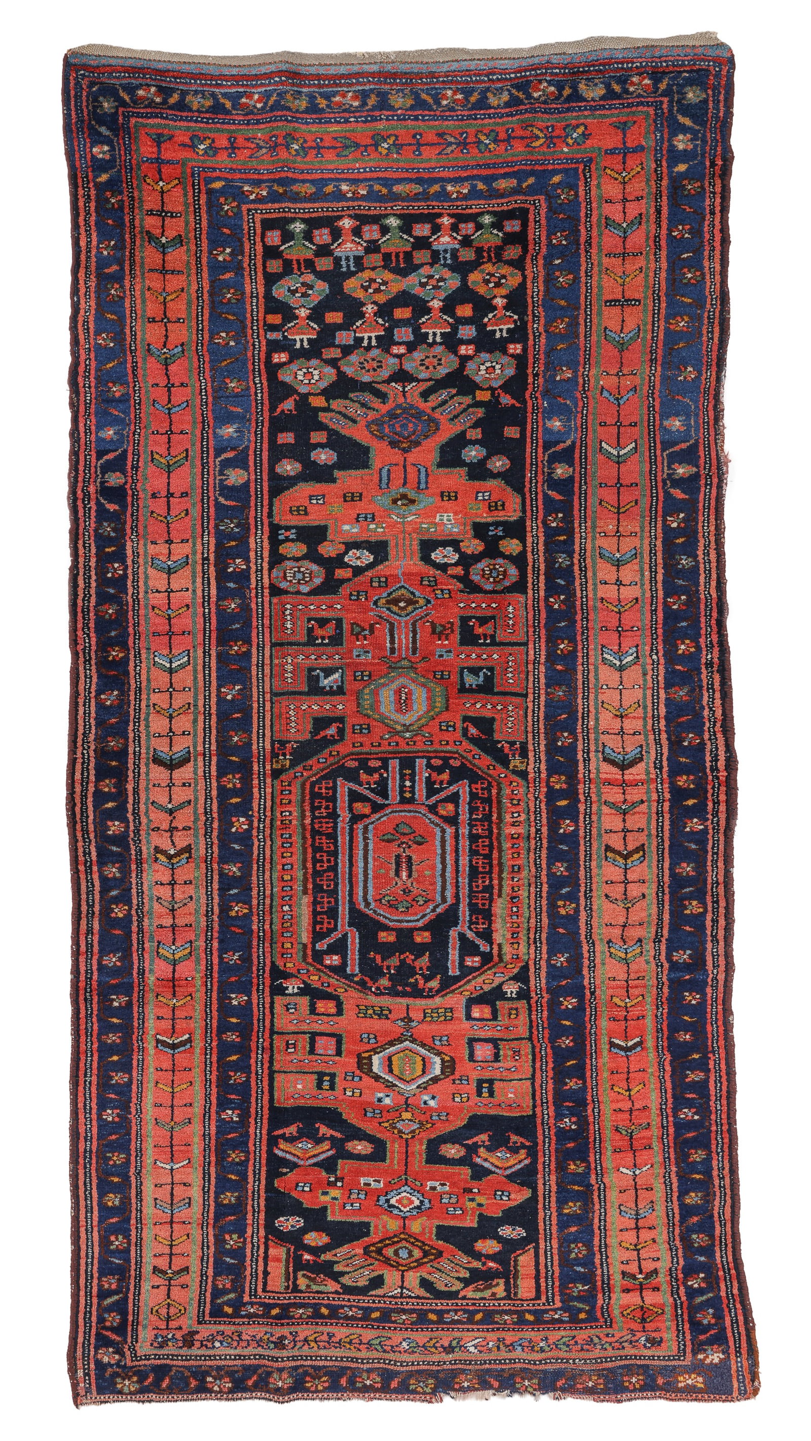 Kurd Village Rug, Persia, Ca. 1910, 4'0'' x 8'0'' (1 of 5)