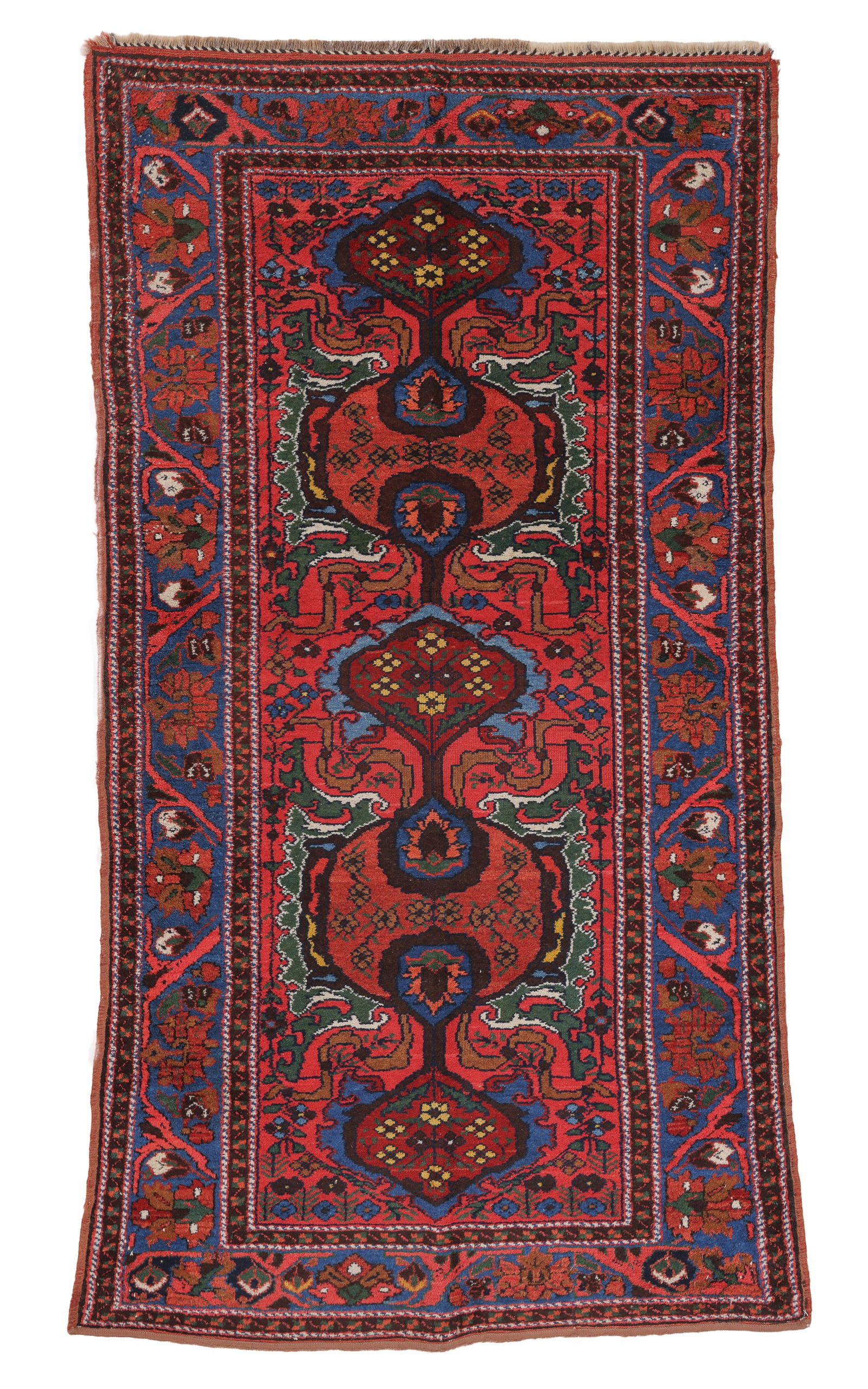 Kurd Bidjar Rug, Persia, Ca. 1930, 3'5'' x 6'6'': Kurd Bidjar Rug, Persia, Ca. 1930, 3'5'' x 6'6'' (104 x 198 cm). Weight: 12 lbs. Material: wool pile, wool warp, wool weft.
