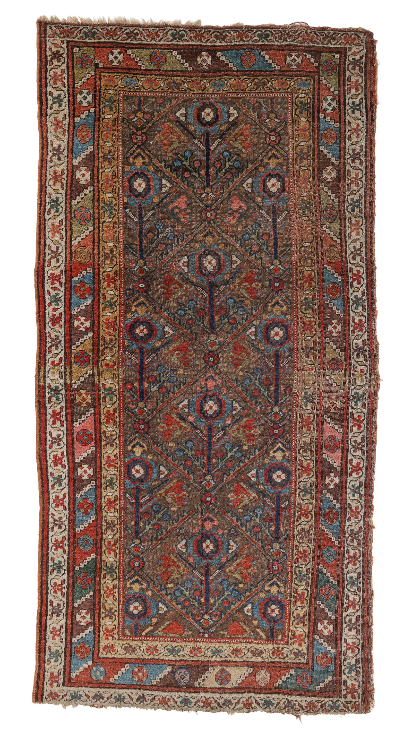 Kurd Sauj Bulagh Rug, Persia, Late 19th C., 4'0'' x 8'0'' (1 of 5)