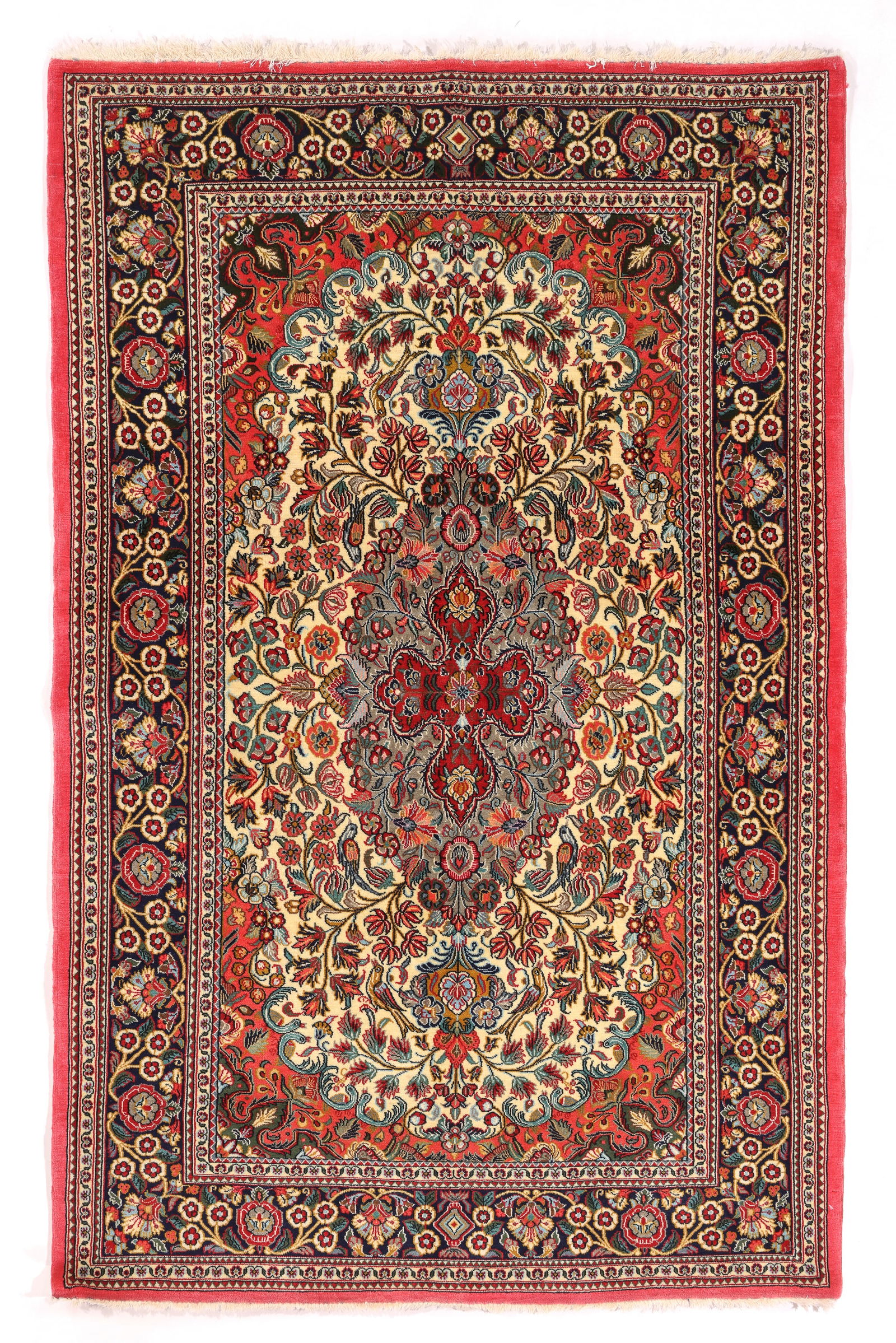 Qum Rug, Persia, Late 20th C., 4'3'' x 6'8'' (1 of 6)