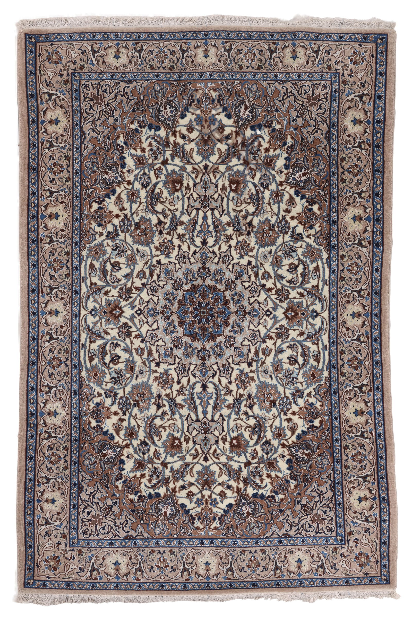 Nain Rug, Persia, Late 20th C., 4'2'' x 6'6'' (1 of 6)
