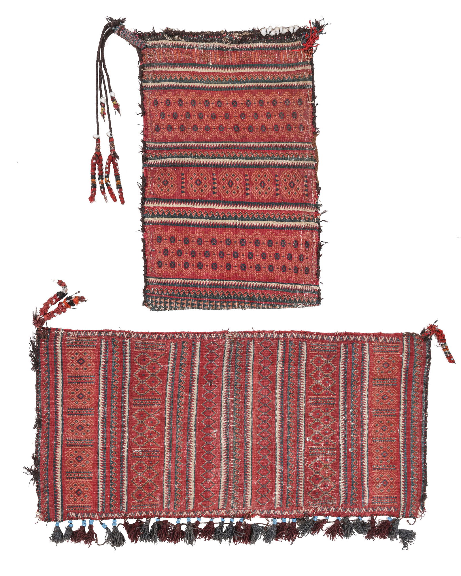 Two Antique Baluch Flatwoven Bags (1 of 4)
