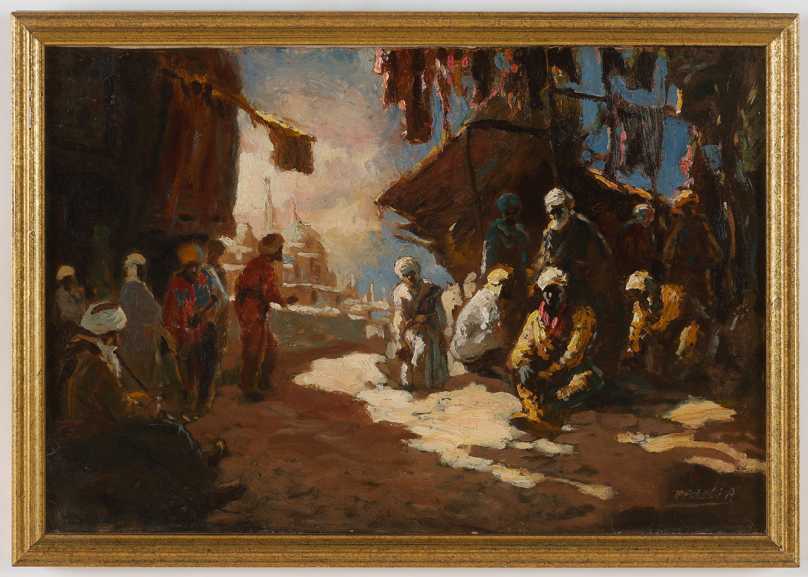 Antique Orientalist Painting (1 of 3)