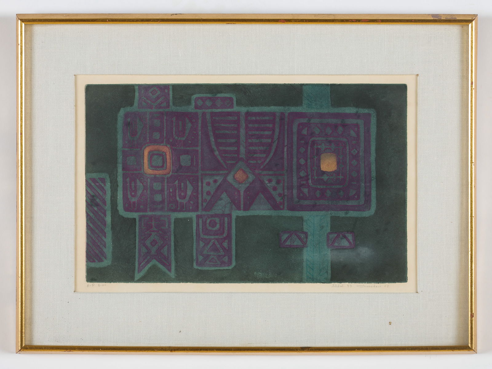 Modernist Print, Unknown Artist (1 of 4)