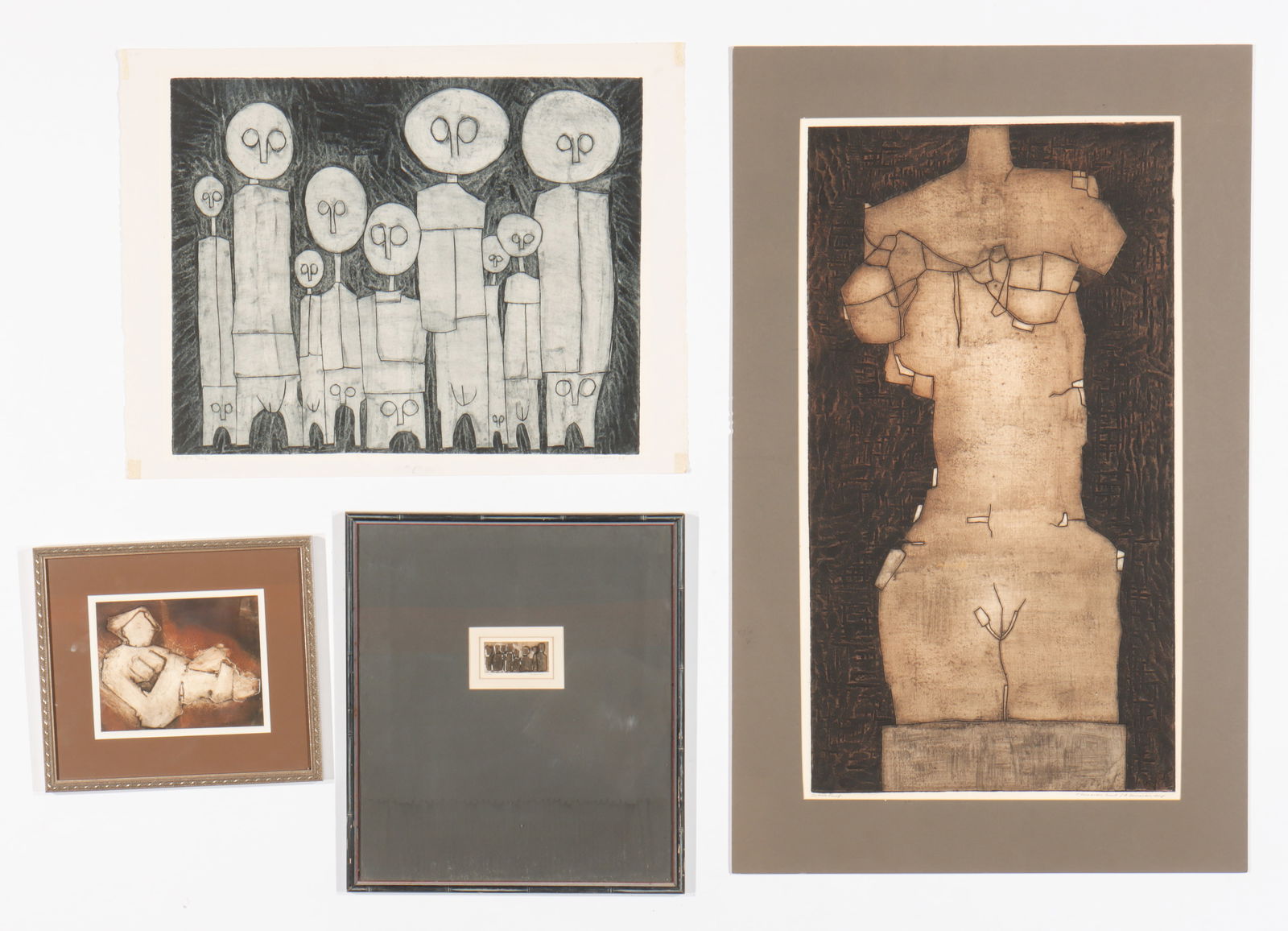 Joseph Demarais (American, 1927-1971) 4 Prints (1 of 8)