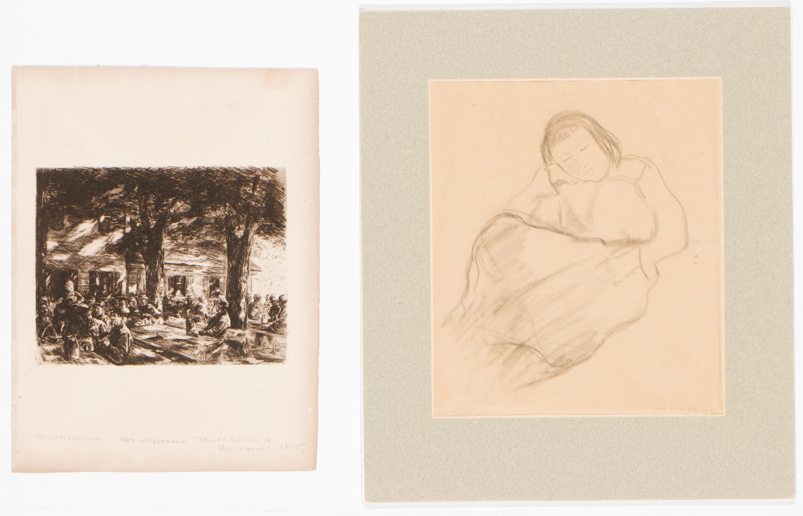 Jacob Kramer (Ukrainian, 1892-1962) And Max Liebermann (Germany 1847-1935) (1 of 6)