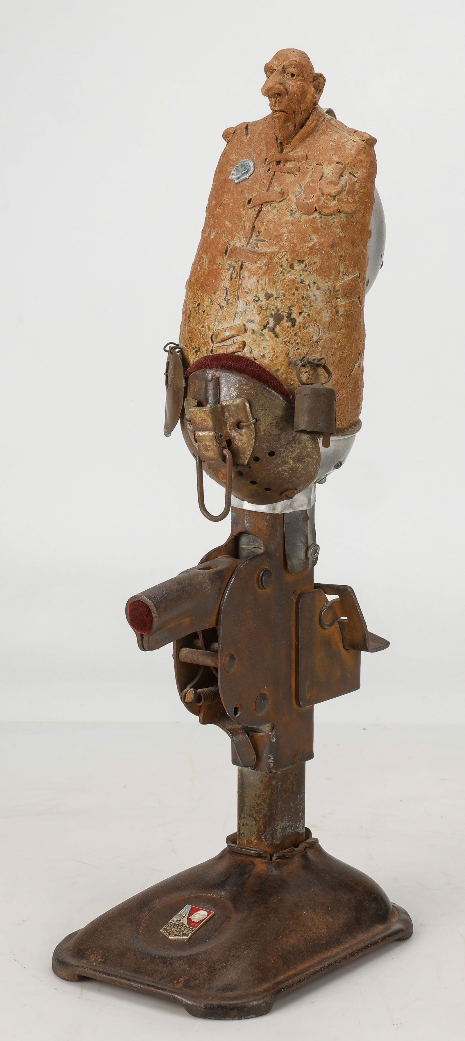 Czeslaw Podlesny (Polish, b. 1959) Sculpture: Czeslaw Podlesny (Polish, b. 1959) Mixed Media Sculpture. Size: 21'' x 6'' x 9.5'' (53 x 15 x 24 cm). Provenance: ex Private Collection, Philadelphia, PA.