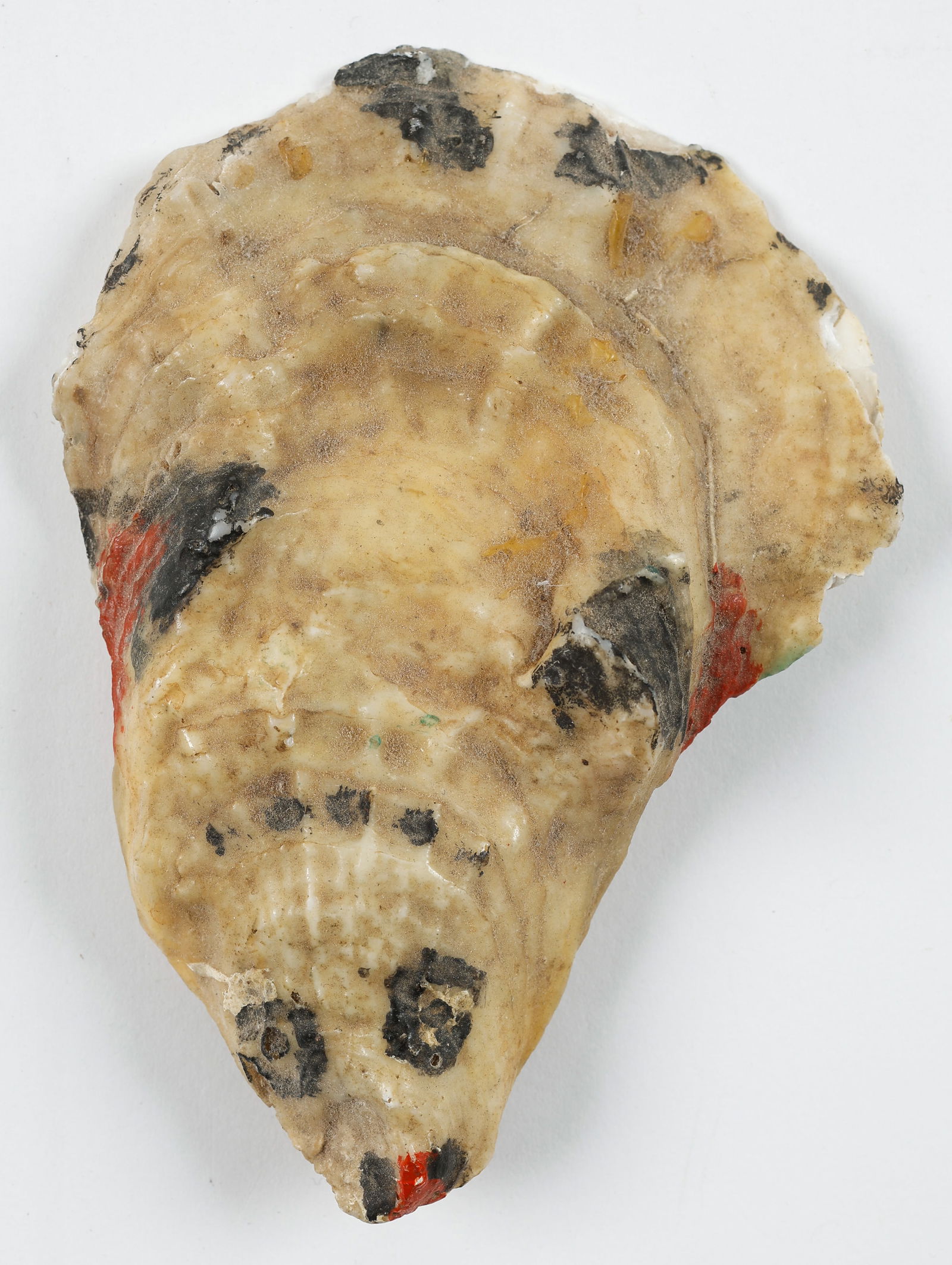 William Dawson (American, 1901-1990) Painted Oyster Shell (1 of 3)