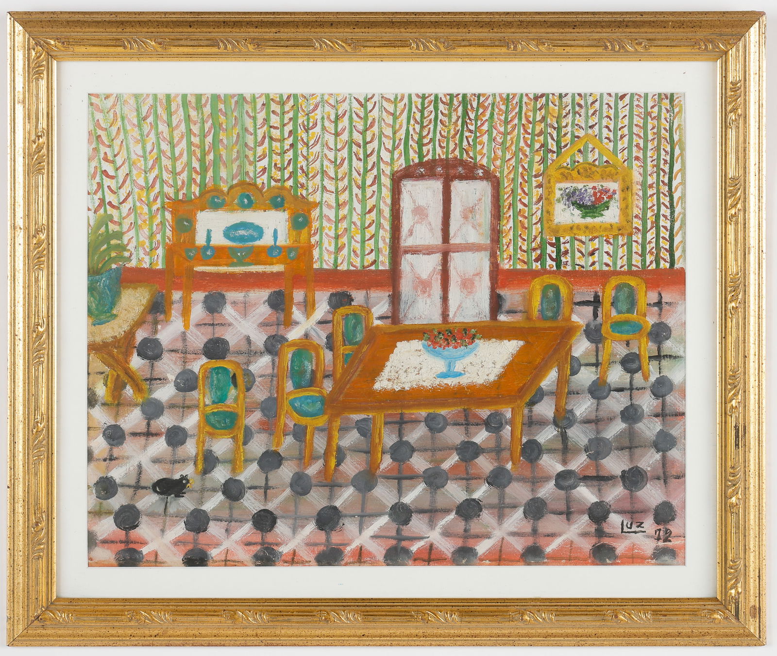 Luz Caballero de Gonzalez (Mexico, 1900-1990) Painting, 1972 (1 of 3)