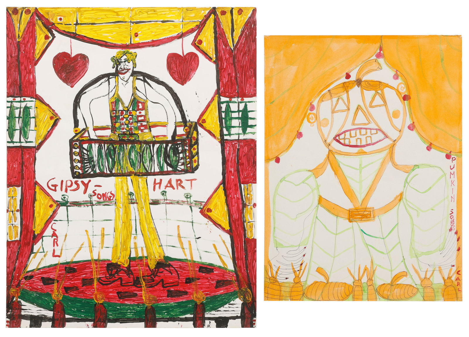 Carl Greenberg (American, 20th century) Two Works (1 of 6)