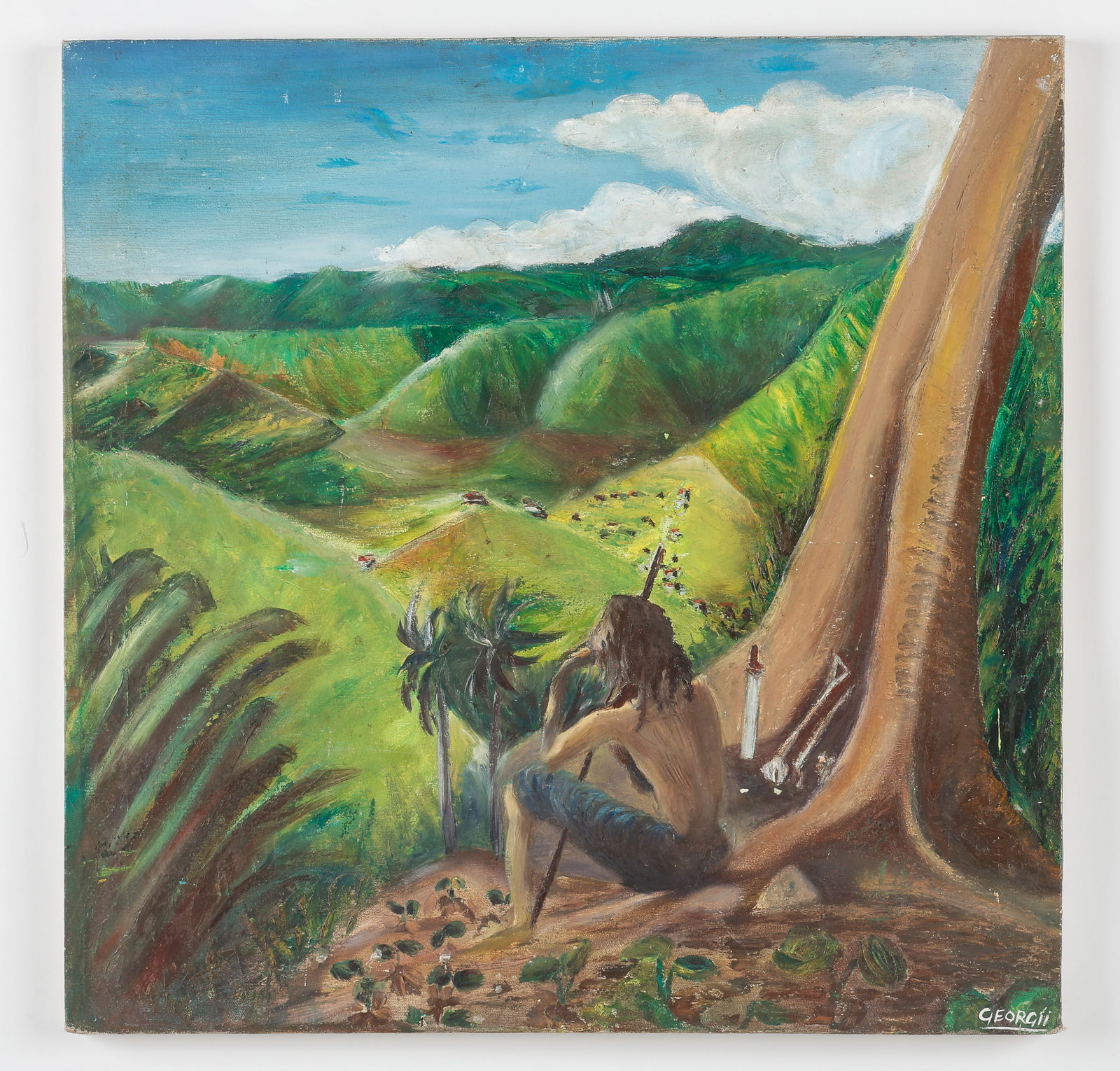 Oil Painting Signed: Georgii (1 of 3)