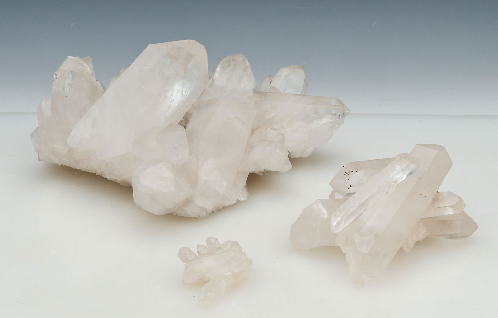 3 Quartz Rock Crystal Specimens (1 of 5)