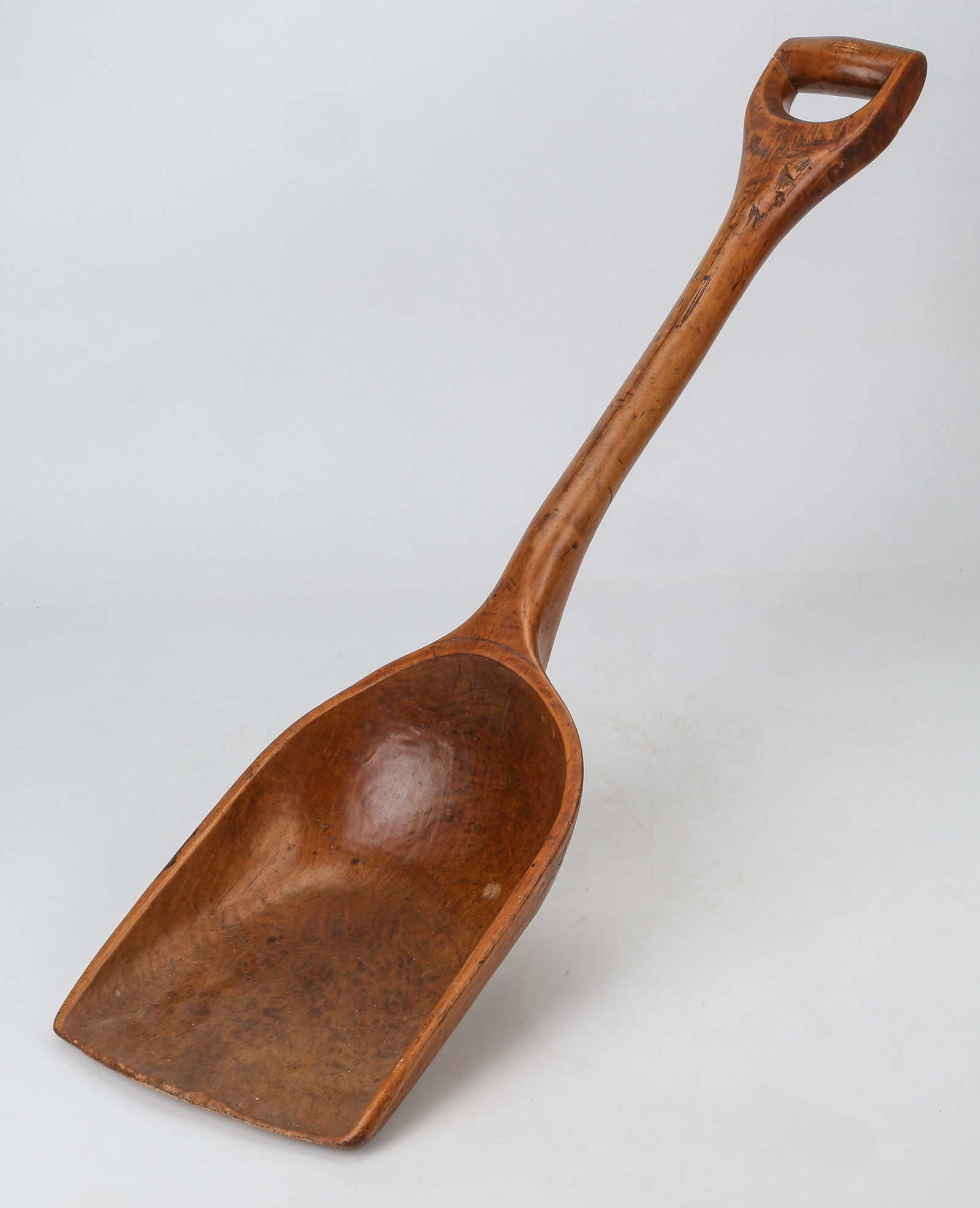 Antique American Carved Wooden Grain Shovel, Possibly Shaker (1 of 7)