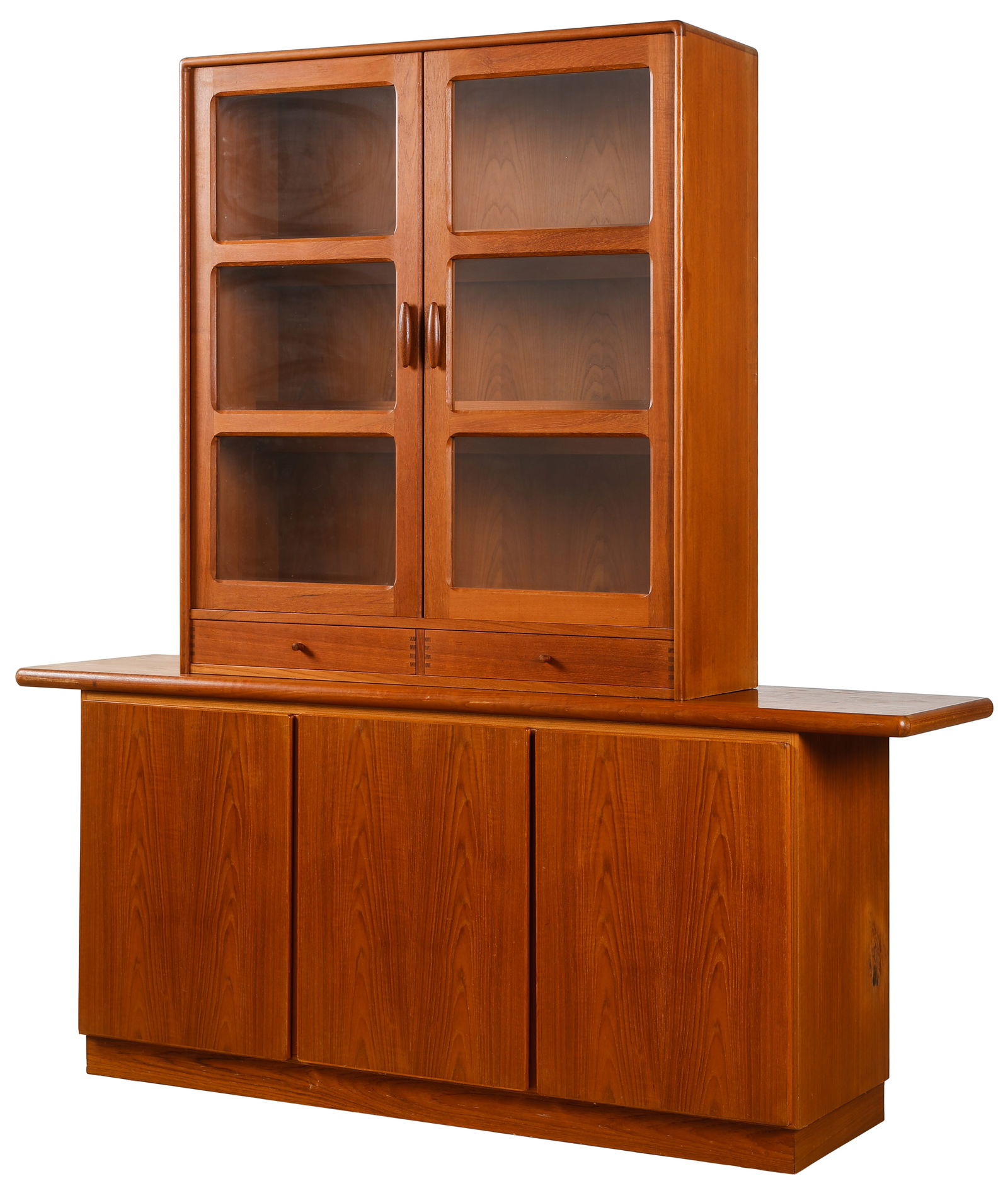 Mid-Century Danish China Cabinet and Sideboard (1 of 7)