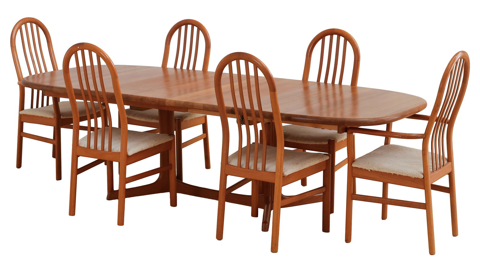 Mid-Century Danish Dining Table and 6 Chairs (1 of 8)